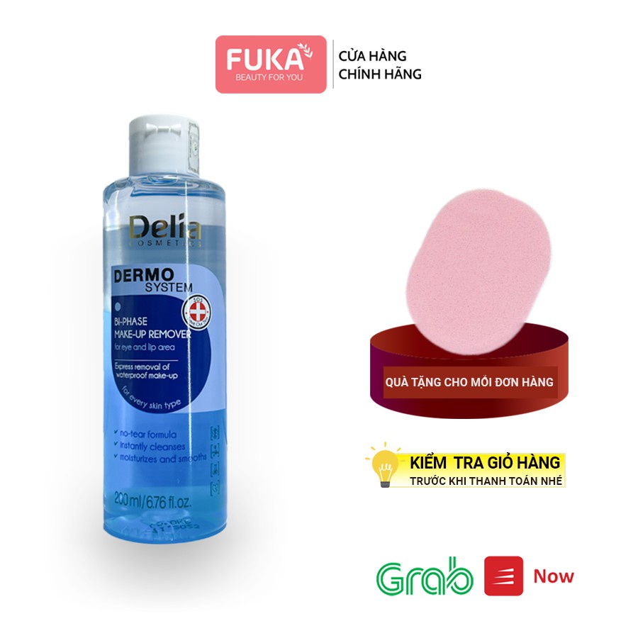 Nước tẩy trang DELIA - Tẩy trang sạch sâu dầu và nước sạch sâu dùng cho mọi loại da