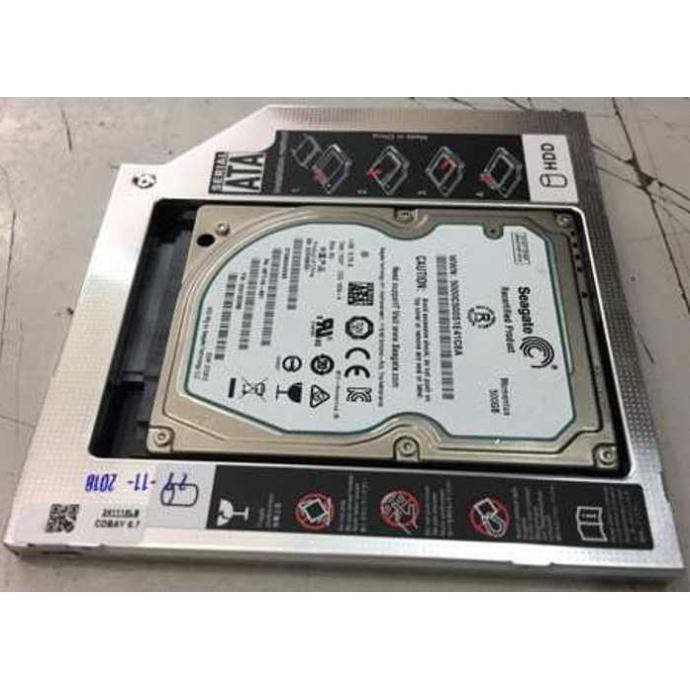 Caddy bay mỏng 9.5mm 12.7mm chuẩn SATA dùng để lắp thêm 1 ổ cứng / SSD thay vào vị trí của ổ DVD