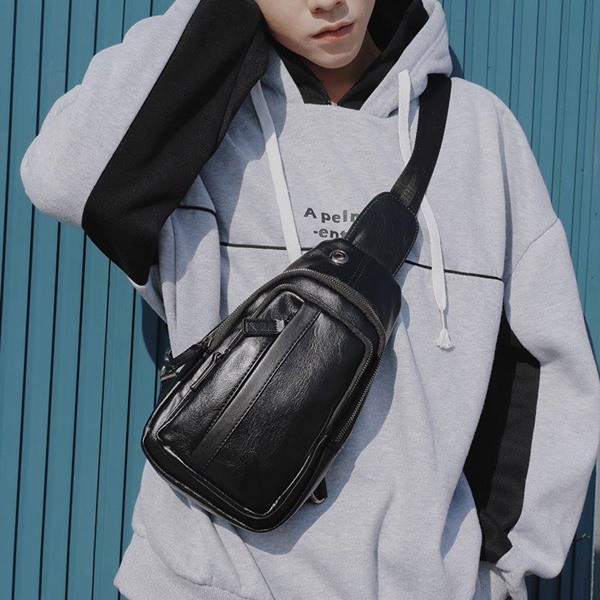 Túi Đeo Chéo Da Nam Thời Trang Hàn Quốc BAM030
