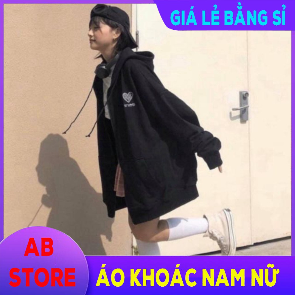 [Kèm Quà] Áo Hoodie dây kéo. Áo khoác Hooide Nam nữ Nỉ ngoại (Đủ Size M,L,XL) - AK.STORE | BigBuy360 - bigbuy360.vn