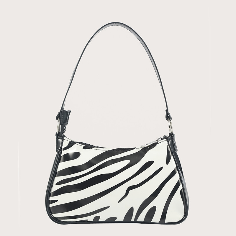 Túi Xách Kẹp Nách Họa Tiết Da Báo Phong Cách Retro Hợp Thời Trang