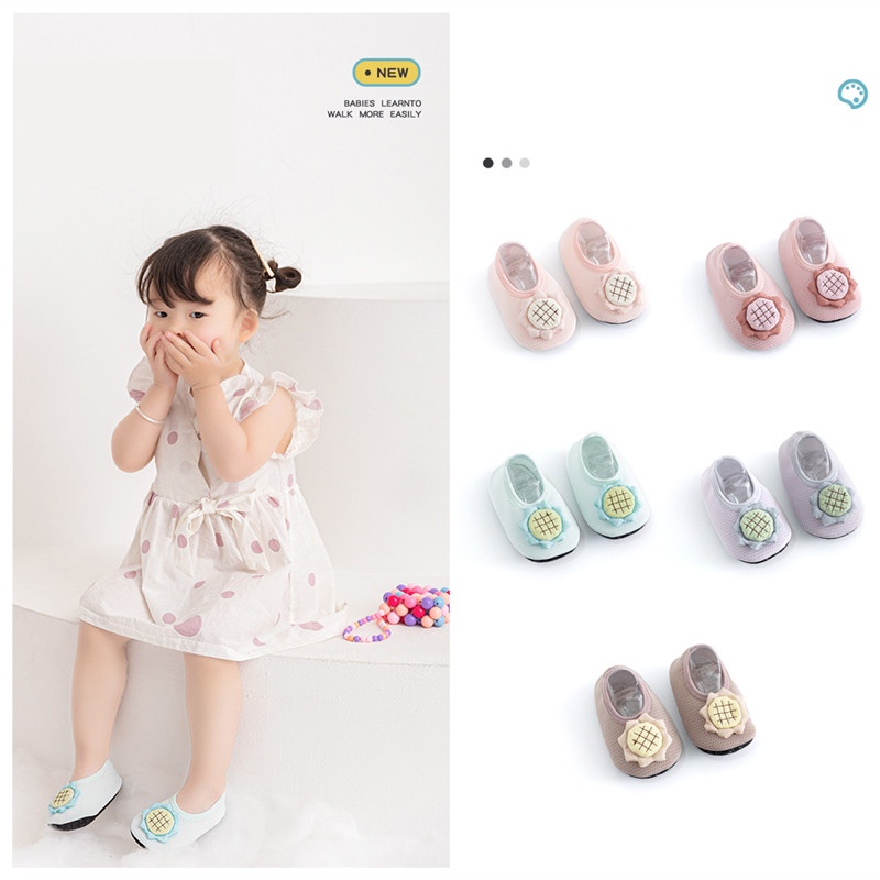 Giày Công Chúa Đính Hoa Thời Trang Cho Bé Gái Tập Đi giày bé gái giày cho bé gái giày búp bê bé gái