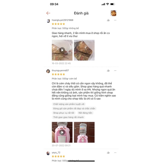 1kg cơm cháy chiên mắm vỡ siêu ngon