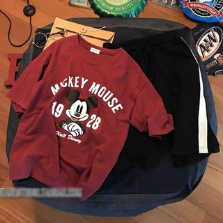 Áo phông áo thun nữ Mickey 1928 tay lỡ dáng rộng