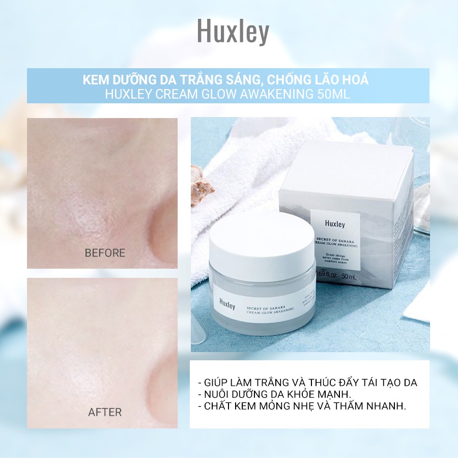 Bộ Dưỡng Trắng Sáng HUXLEY Brightening Care Trio Set | BigBuy360 - bigbuy360.vn