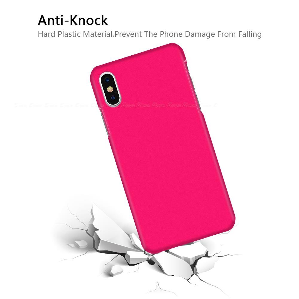 Ốp Điện Thoại Nhựa PC Cứng Siêu Mỏng Mặt Nhám Cho iPhone XS Max X XR 8 7 Plus SE 2020
