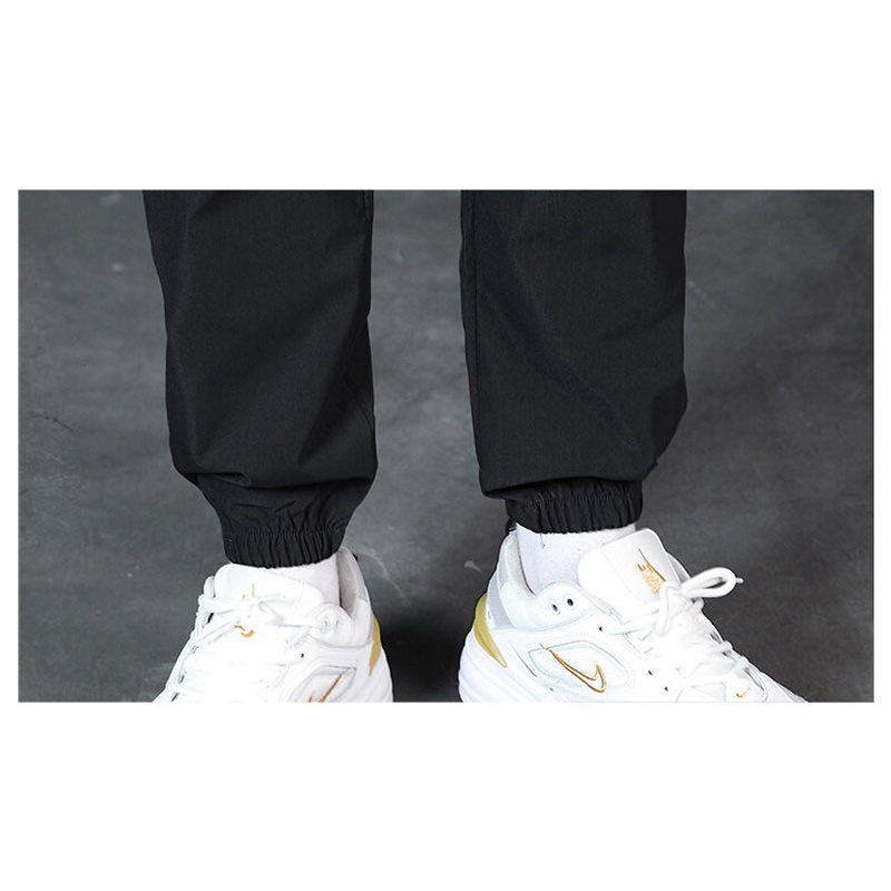 Quần Dài Thể Thao Dáng Rộng Phối Dây Rút Thời Trang Trẻ Trung Cho Nam