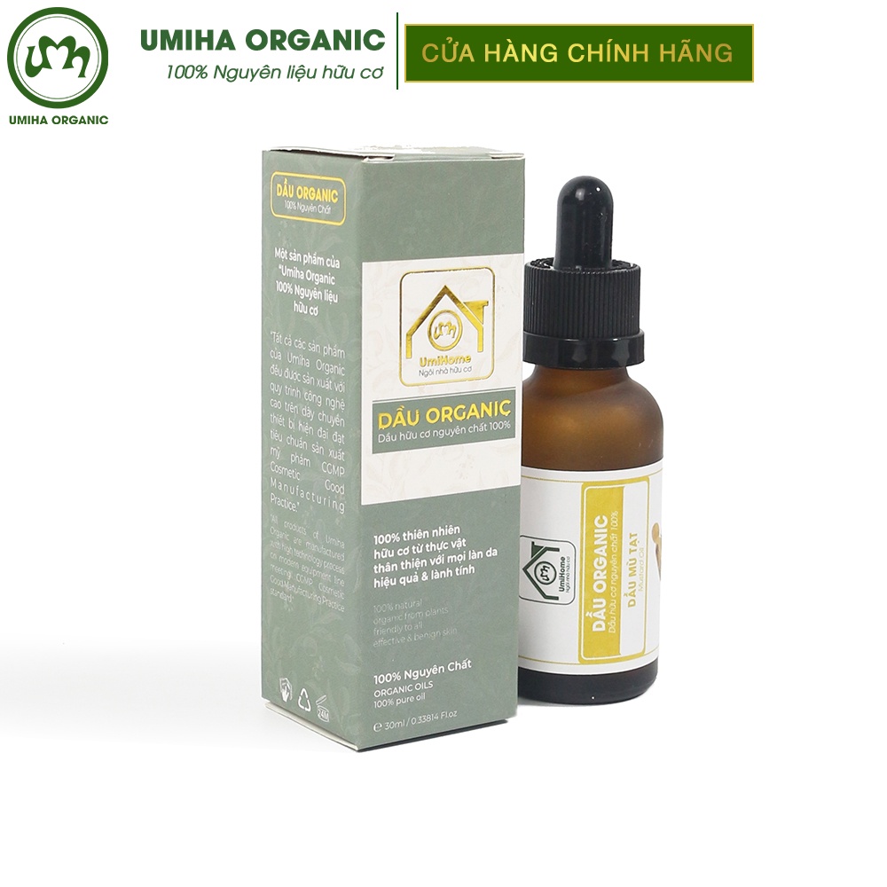 Dầu Mù Tạt Nguyên Chất UMIHA 10/ 30ml Dưỡng Ẩm Làm Sạch Da, Ngăn Ngừa Mụn Trứng Cá