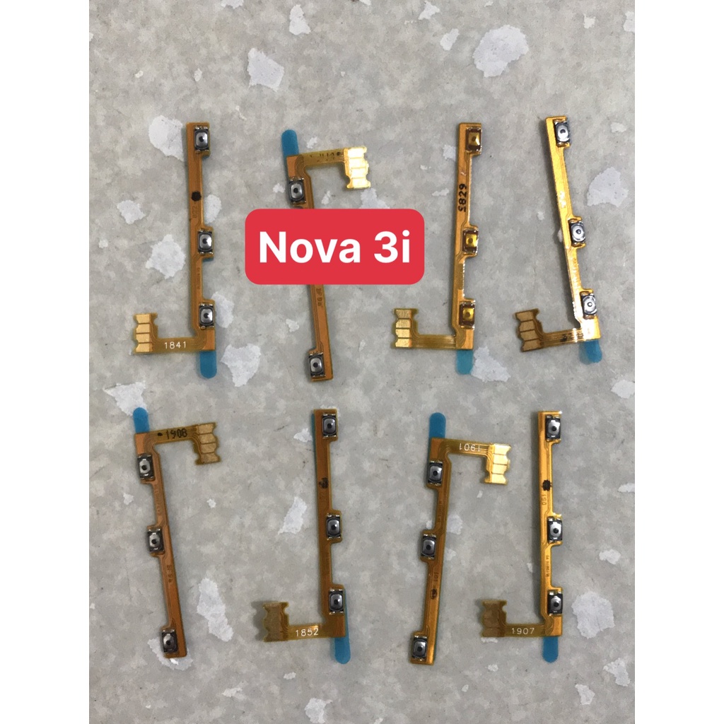 Cáp nguồn + âm lượng  Huawei Nova 3i