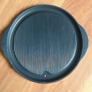 Chảo Nướng  Men Gang Tròn Loại Mới Chống Dính 32cm Huỳnh Anh