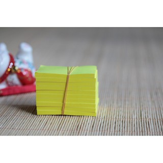 Combo 10 Xấp Giấy Note Màu Vàng 75 x 50 mm