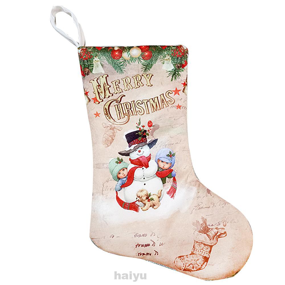 Tree Hanging Christmas Kids Cartoon Home Gift Sock