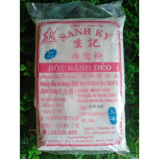 bột bánh dẻo sanh ký loại đặc biệt làm vỏ bánh dẻo, in,bánh trăng..[1 ki]