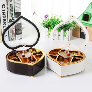 Hộp nhạc trái tim piano vũ công múa pale loại lớn, Hộp âm nhạc quà tặng độc đáo dành cho người thân - Winz.vn