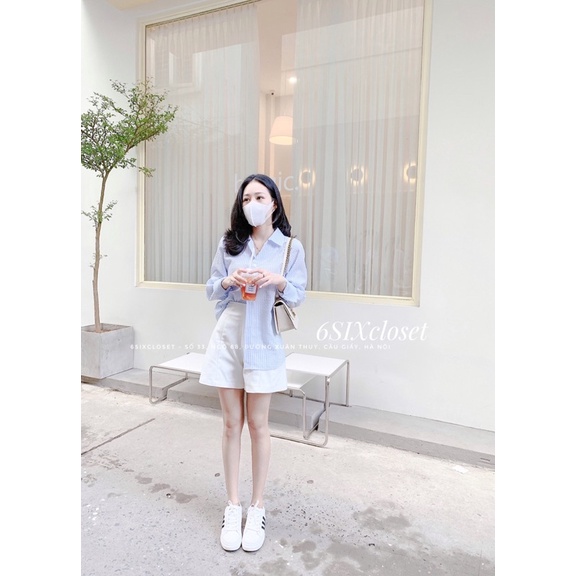 Quần short túi chéo có lót quần