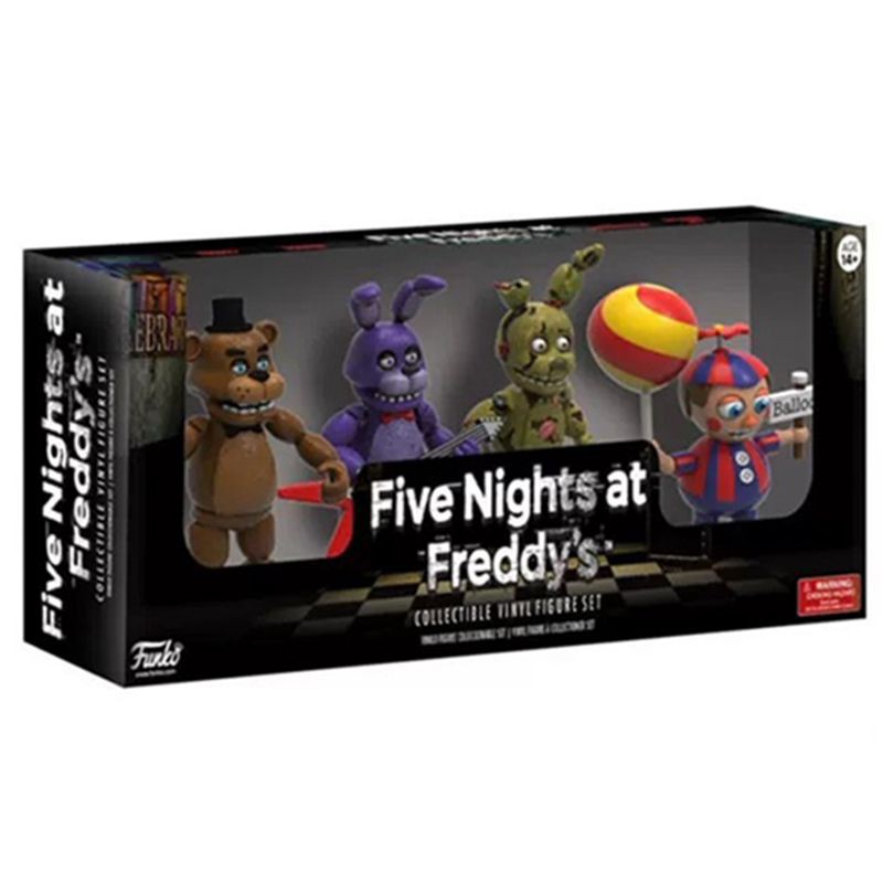 Set 4 Mô Hình Nhân Vật Game Five Nights At Freddy 's Pizza