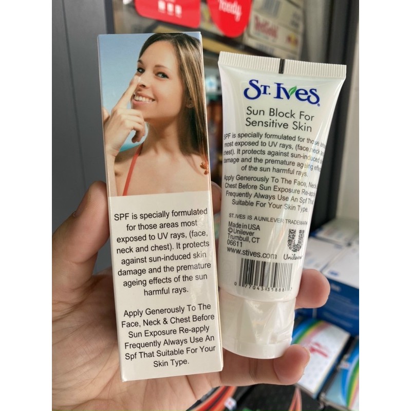 Kem chống nắng Stives SPF 65