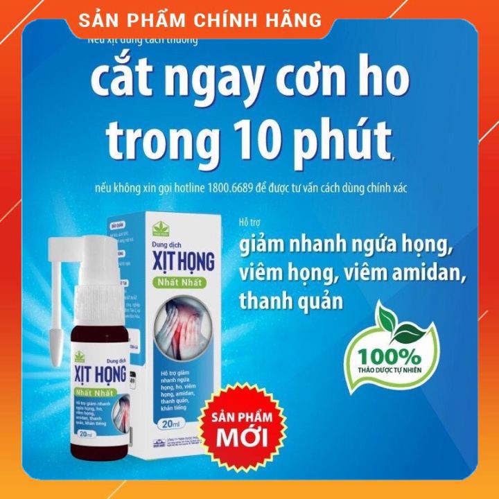 Xịt Họng Nhất Nhất