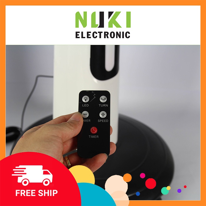 [NOWSHIP - GRAB] Quạt đứng năng lượng mặt trời sạc tích điện Nuki 300B