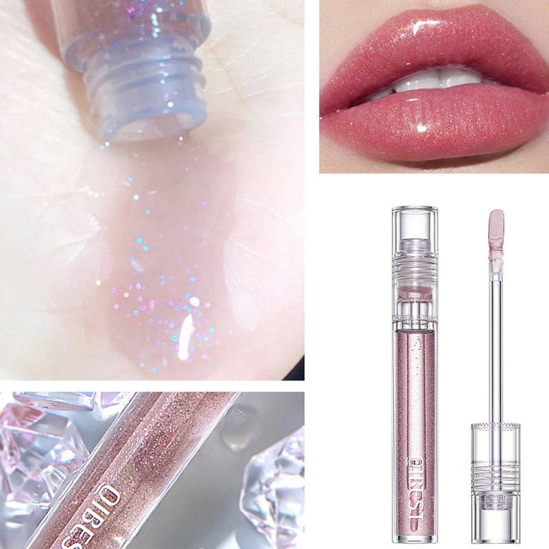 (Hàng Mới Về) Son Bóng Trong Suốt Qibest Giữ Ẩm Môi Không Dễ Phai