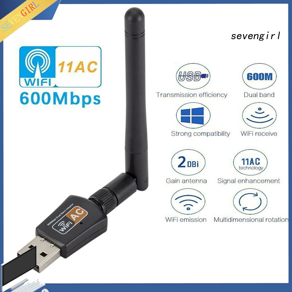 Usb Thu Sóng Wifi Sev-Dual Band 600m 2.4 / 5.8ghz | BigBuy360 - bigbuy360.vn