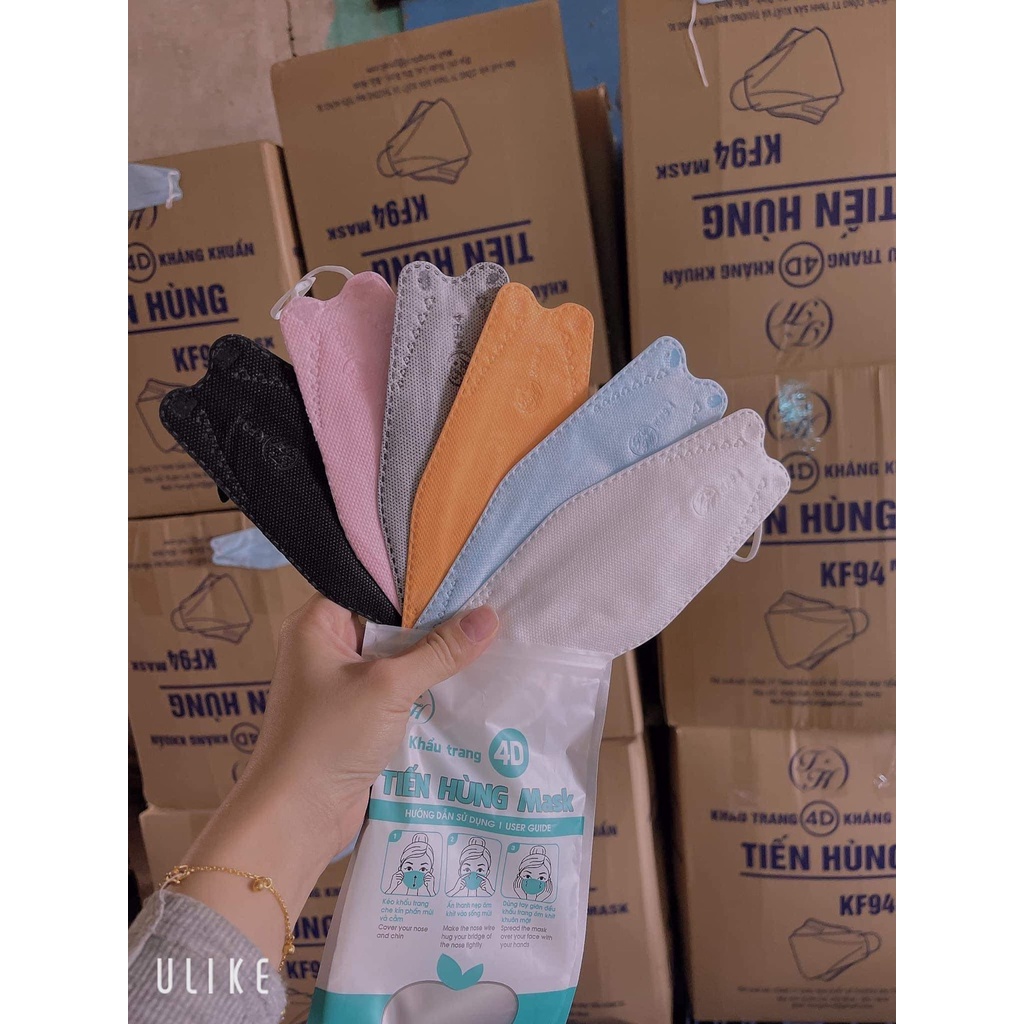 ( 300 cái ) Khẩu trang Kf94 Tiến Hùng