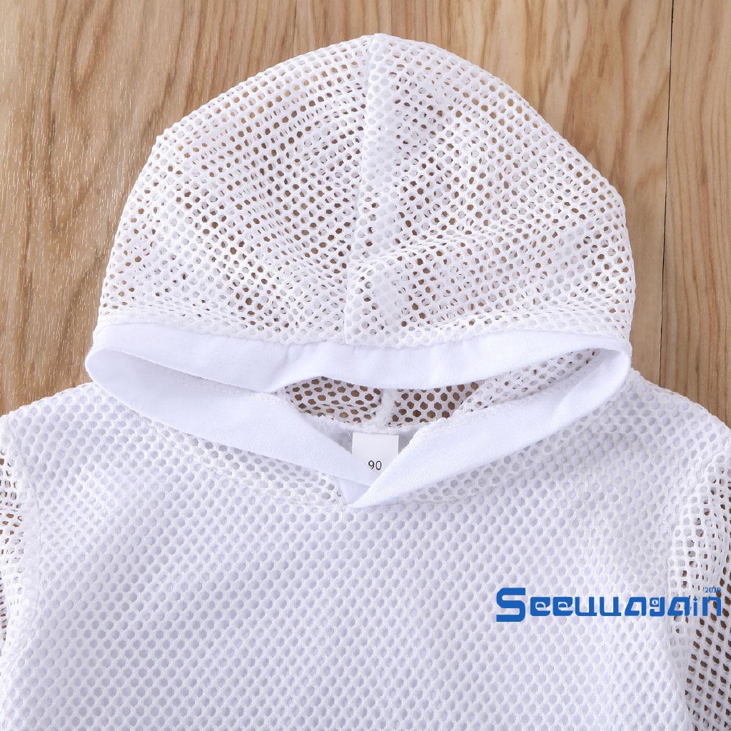 Set áo hoodie + chân váy lưới dễ thương cho bé gái