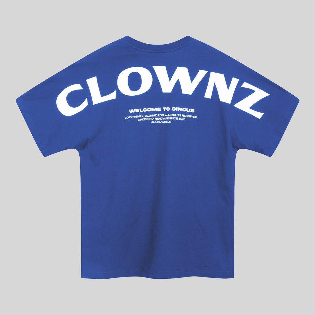 [FULLTAG CHÍNH HÃNG] Áo thun tay lỡ Clownz Basic Over Shoulder unisex form rộng, chất cotton (màu xanh/hồng) | BigBuy360 - bigbuy360.vn