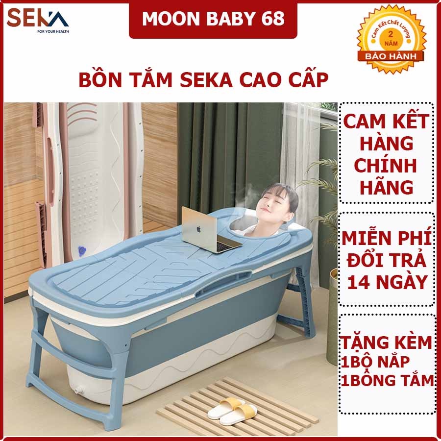 Bồn tắm gấp gọn cho người lớn, gia đình tắm, xông hơi thư giãn chất liệu nhựa PP và Silicon Loại 1 [ Bảo Hành 3 năm ]