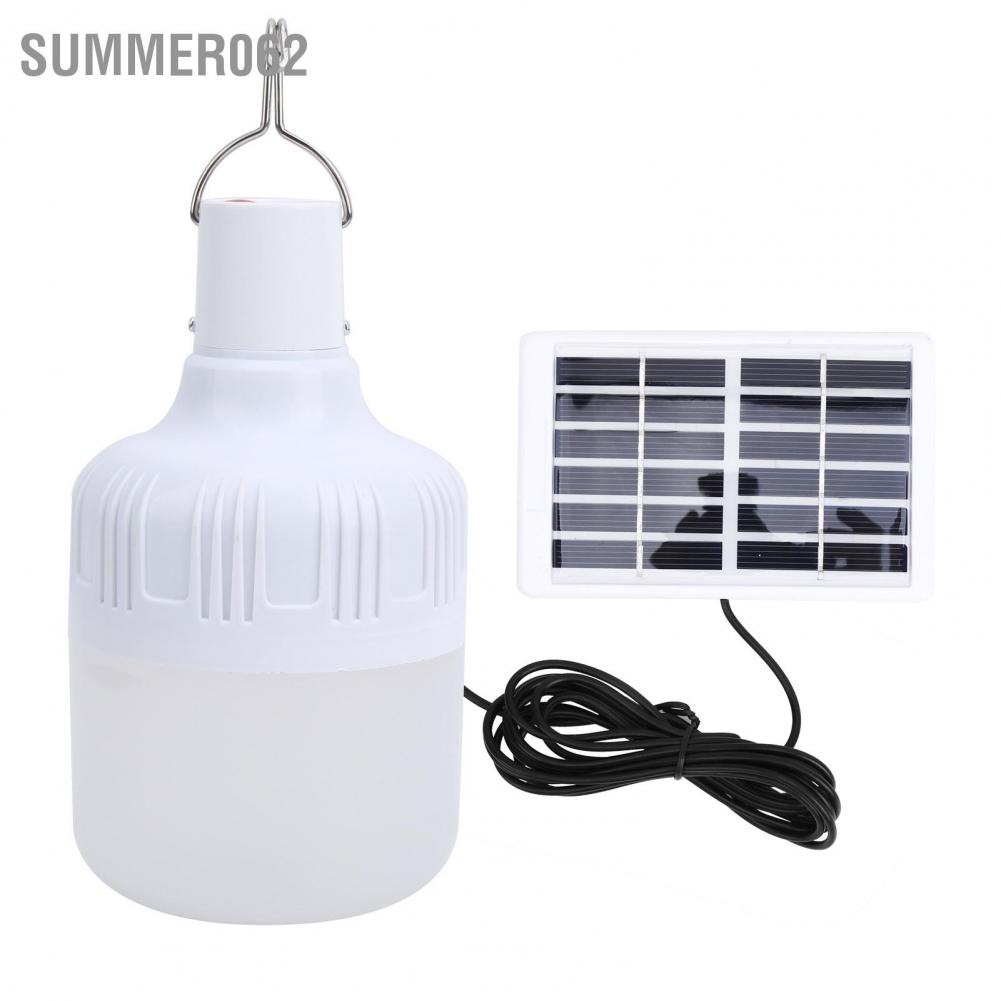 Summer062 Hệ thống năng lượng mặt trời LED ngoài trời 50W Đèn sạc di động Cắm trại khẩn cấp