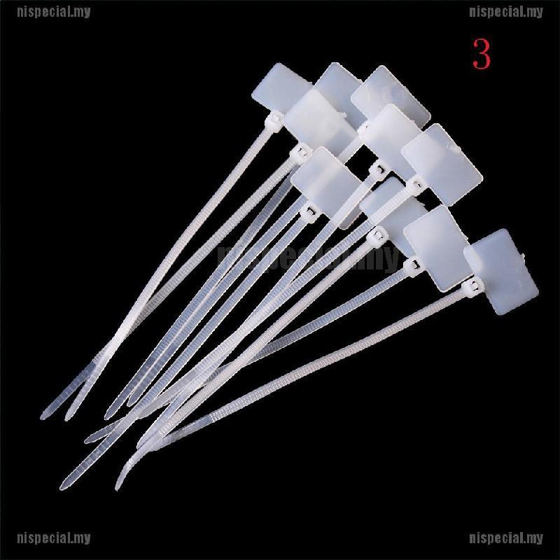 Set 100 Thẻ Đánh Dấu Dây Cáp Nguồn Rj45 Rj12 Tự Khóa Tiện Dụng