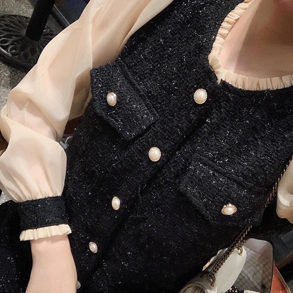 🌺VÁY DẠ PHỐI CÚC BỌC BABY🌸