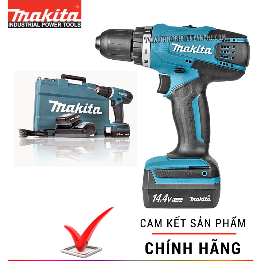 MÁY KHOAN VẶN VÍT DÙNG PIN MAKITA DF347DWE 14.4V