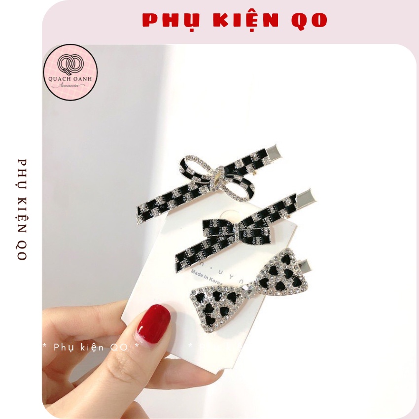 Kẹp mái đính đá cao cấp sang chảnh cho bạn nữ KEPM05
