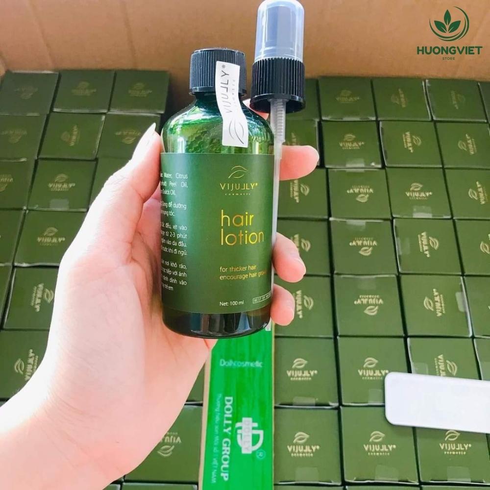 Chai Xịt Tinh Dầu Bưởi Vijully Hair Lotion 100ml Chính Hãng Giảm Ngăn Ngừa Chống Rụng Kích Thích Mọc Dưỡng Tóc Nhanh Dài