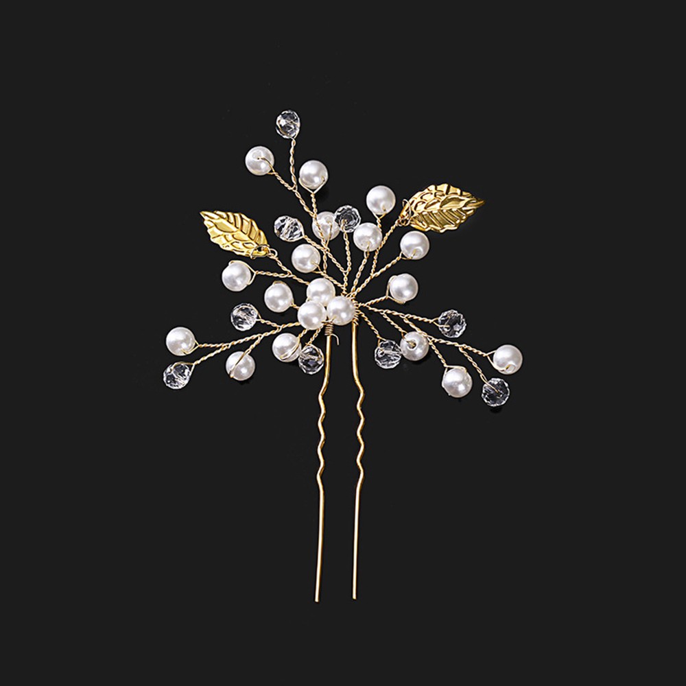 Trâm cài tóc hoa đính đá pha lê cho nữ