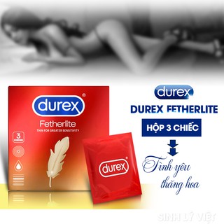 [DUREX CHÍNH HÃNG] Bao Cao Su Durex Fetherlite Siêu Mỏng, Siêu Khoái Cảm ,Sản Phẩm Bán Chạy Nhất Trên Thị Trường