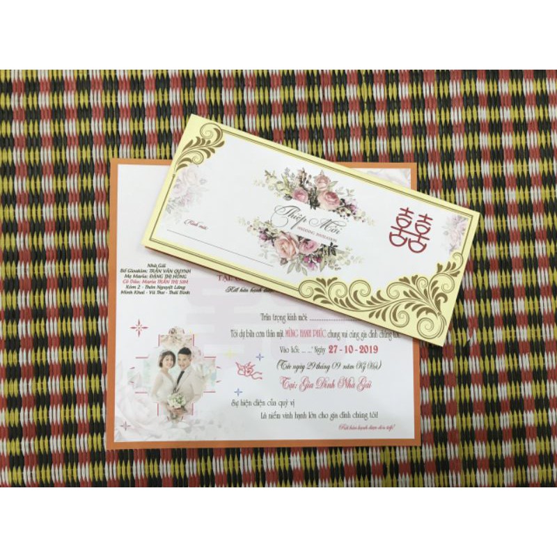 Thiệp mời thiệp cưới in ảnh