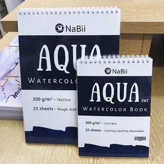 Giấy vẽ màu nước nabii aqua fat 300gsm