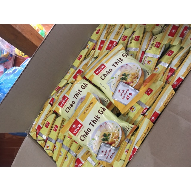 Cháo thịt gà vifon