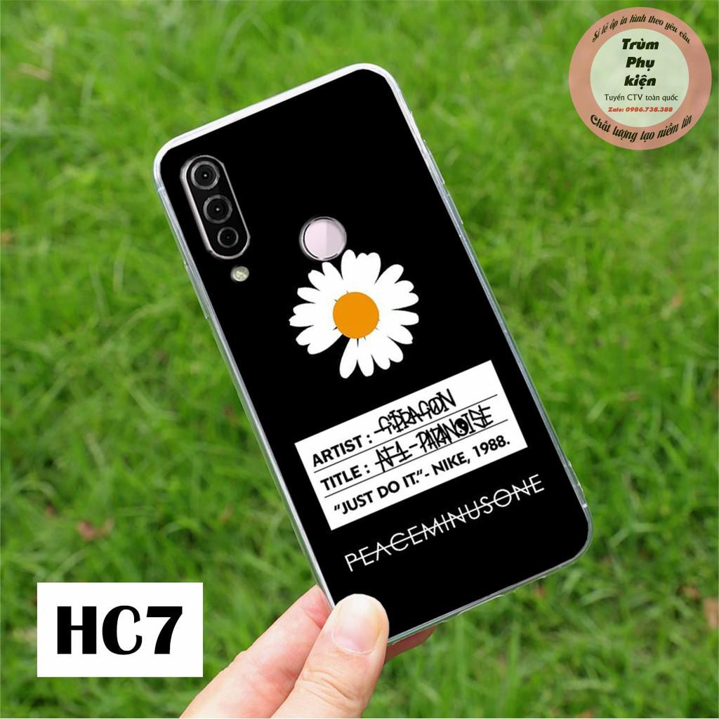 Ốp  dành cho Vsmart Joy 3 / Joy 4 dẻo trong Just do it Peaceminusone tách nền Hoa cúc
