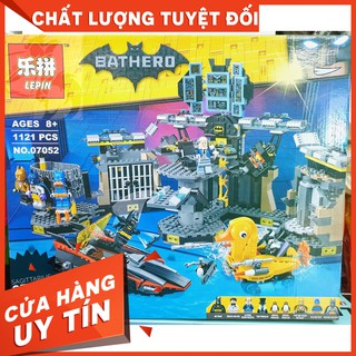 Lego Lepin 07052 Lắp Ráp Căn Cứ Batman - Đột Nhập Hang Dơi ( 1121 Mảnh )