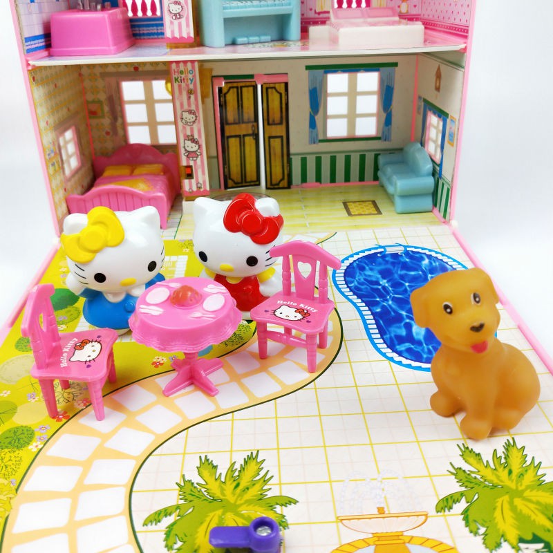 ✌Đồ chơi búp bê xinh xắn cho bé gái✌Mô hình lâu đài công chúa đồ chơi cho bé