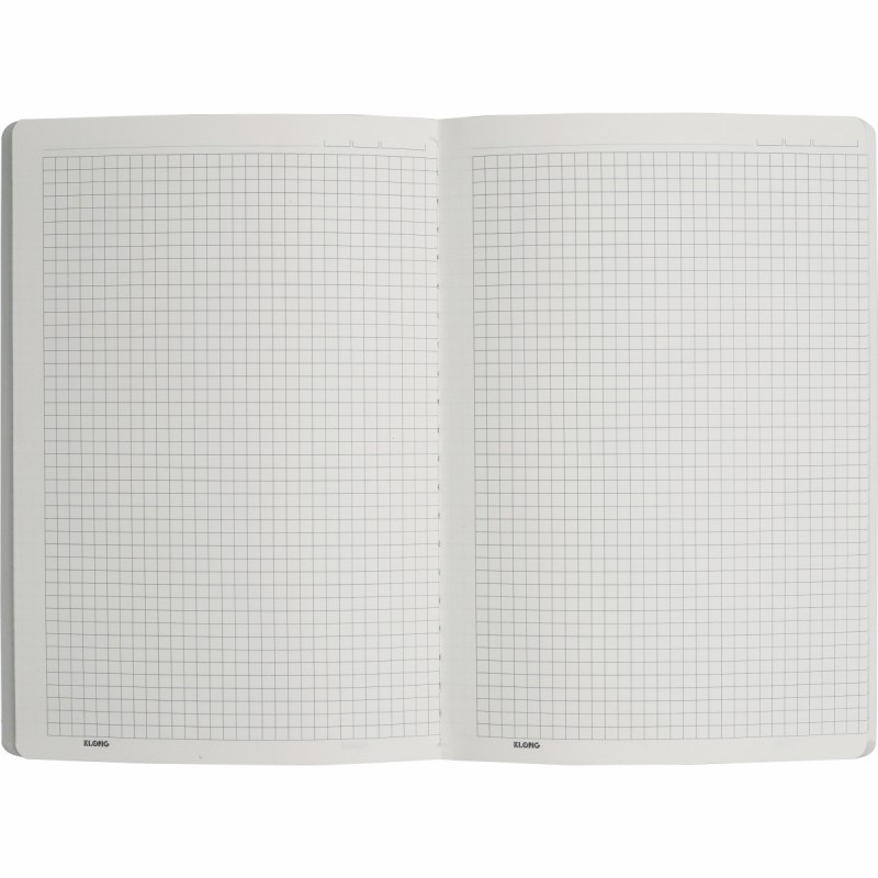 VỞ MAY DÁN GÁY KLONG CARO / DOT GRID / KẺ DÒNG SIZE B5 (80/120/200 TRANG, GIẤY 100 GSM CAO CẤP)