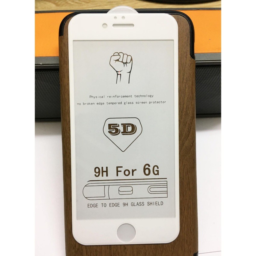 Kính cường lực Full màn iPhone 6 / 6S Trắng