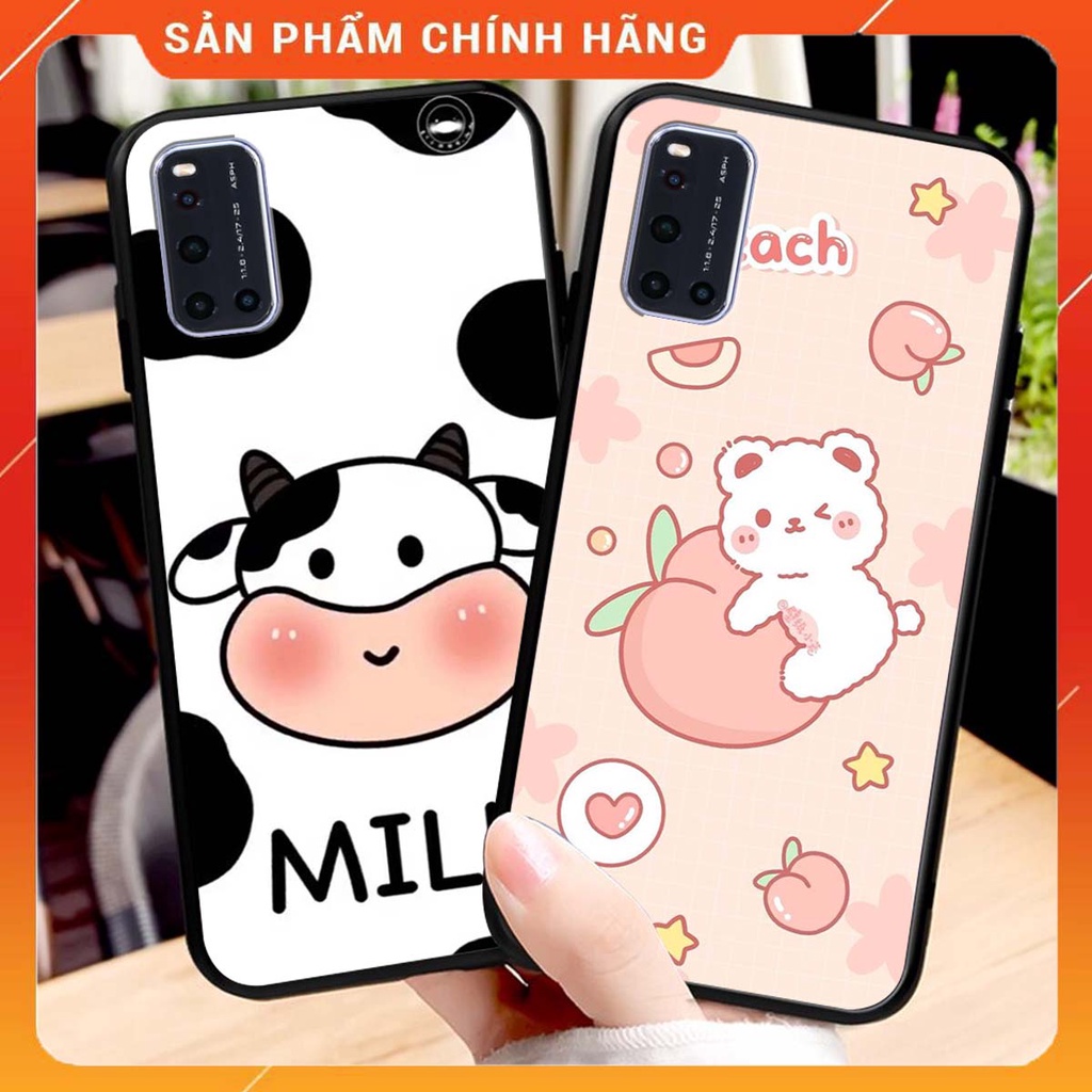 Ốp lưng Vivo V19 in hình Gấu xinh xắn, Bò sữa đáng yêu,  ĐẸP -  RẺ - XINH - ĐỘC ĐÁO