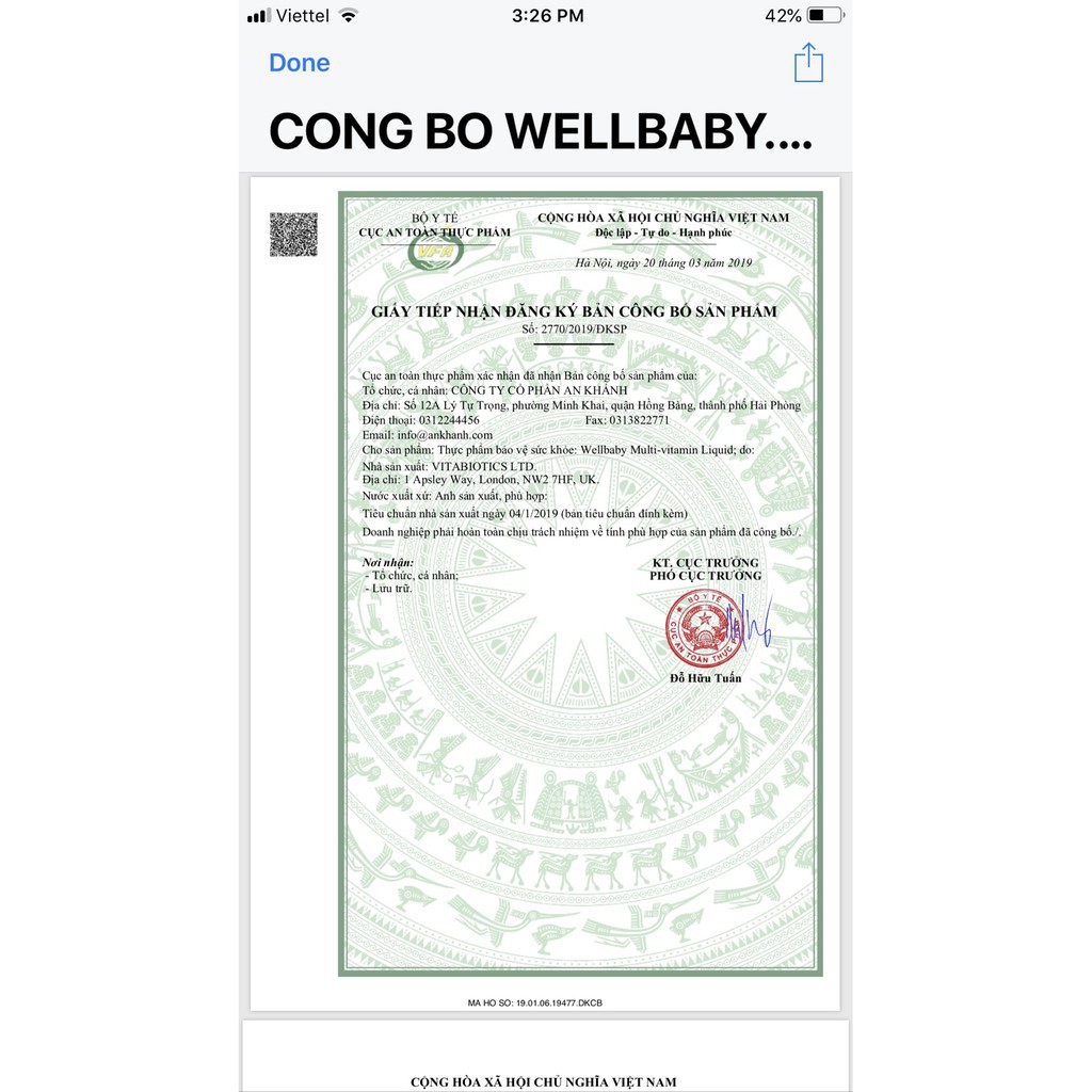 WellBaby Liquid 150ml, bổ sung Vitamin tổng hợp cho bé