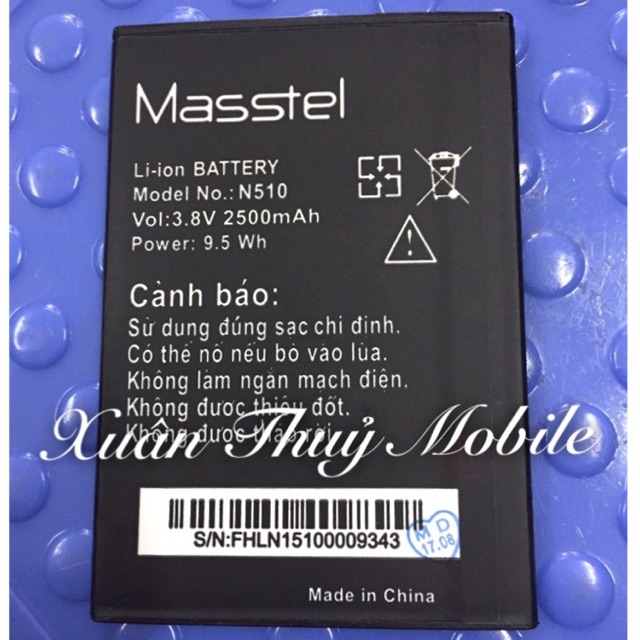 Pin điện thoại Masstel N510