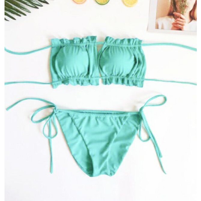 Bikini 2 Mảnh Áo Nhún, Bộ Bơi Hot Trong ( Bộ Sưu Tập Đồ Bơi ) | BigBuy360 - bigbuy360.vn