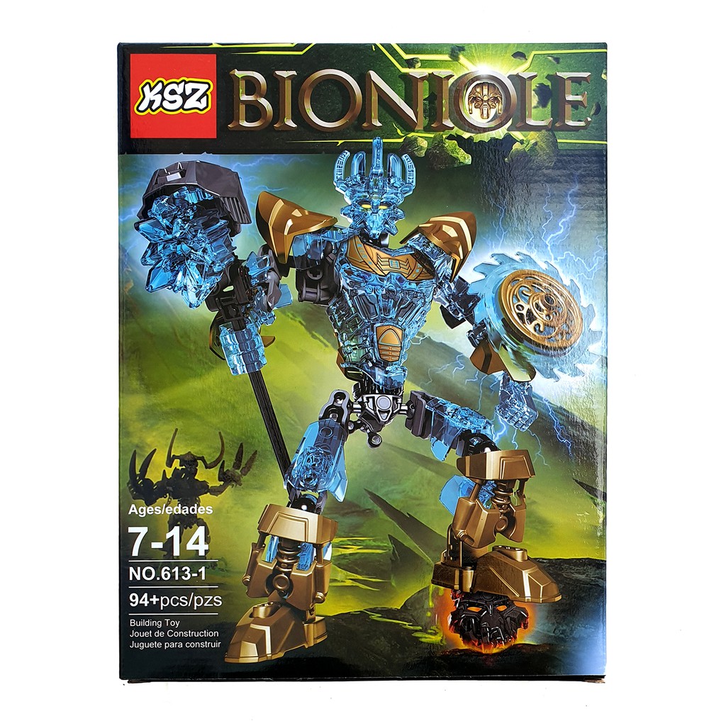 Đồ chơi lắp ráp KSZ Bionicle 613-1 Akimu De Masques (94 pcs) Unboxing nhựa ABS